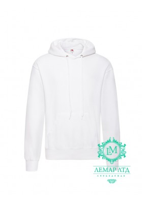 Худи CLASSIC HOODED SWEAT Fruit of the Loom white